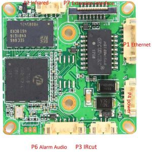 برد و سنسور تصویر دوربین مداربسته Hi3516Cv300+IMX323