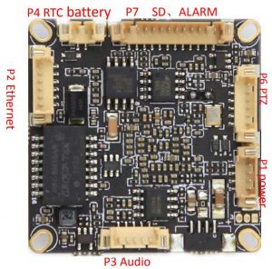 برد و سنسور تصویر دوربین مداربسته OV4689+Hi3516D